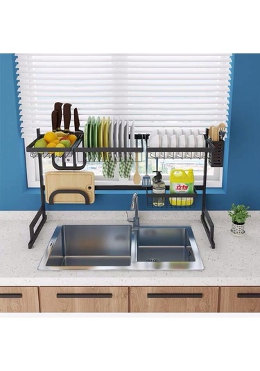 Cbtx Mutfak Malzemeleri Sofra Depolama Tezgah Organizatör Siyah