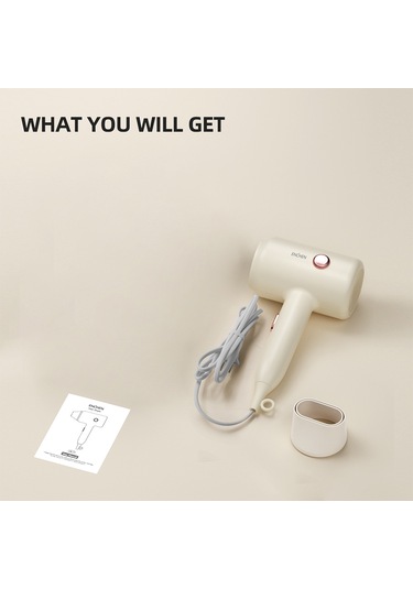 Moveevo Saç Kurutma Makinesi Yüksek Güç 1800w 3000m Negatif İyonlar Saç Kurutma Makinesi 3 Hız Ayarı Hafif Kadınlar İçin Saç