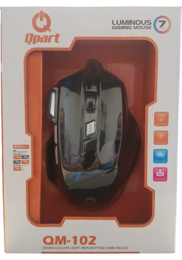 Qpart QM-102 USB Rainbow Optik Mouse
