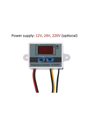Moly 12v Mikro Bilgisayarlı Dijital Sıcaklık Kontrol Cihazı -50 C/+110 C Hassasiyetli Termostat Açma-kapama Çok Renkli Çok Renkli