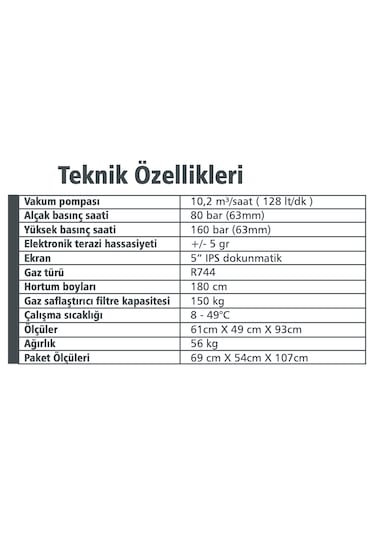 Elci EKM 744 Klima Gaz Dolum Cihazı