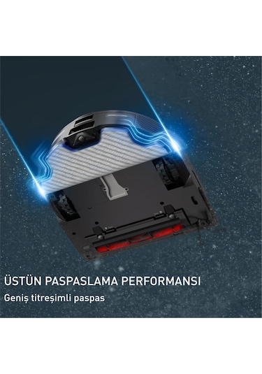 Tefal RG9475 X-Plorer Serisi 220 Mop Özellikli Akıllı Robot Süpürge Siyah