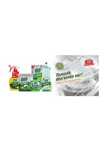 Doa Bulaşık Makina Tuzu - Doypack / 1,5 Kg