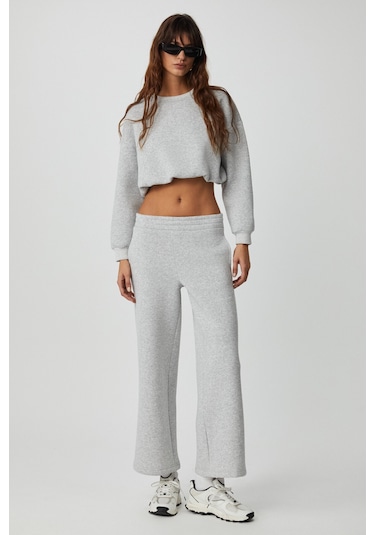 Dewanna Kadın Uzun Kollu Crop Grimelanj Eşofman Takımı