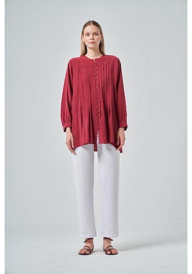 Ftz Women Kadın Tunik Bordo 31180 Bordo