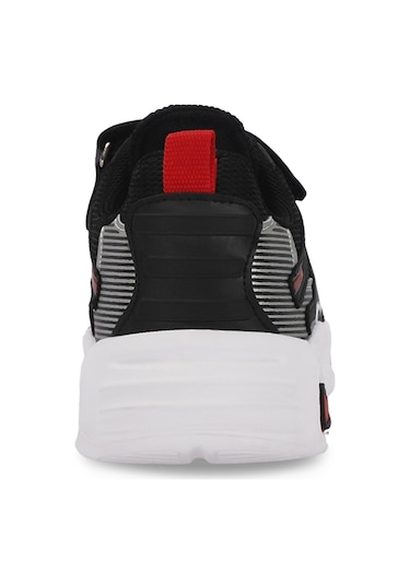 Slazenger KYRIE Çocuk Cırt Cırtlı Siyah / Kırmızı Günlük Spor Ayakkabısı