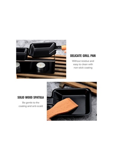 Dancemonkey Kompakt Peynir Eritici Tavada Yapışmaz Raclette Izgara Seti Taşınabilir Mum Işığı Raclette Ve Spatula Ev Metal Mutfak Izgara Aracı Ahşap Saplı Siyah Siyah Dancemonkey Kompakt Peynir Eritici Tavada Yapışmaz Raclette Izgara Seti Taşınabilir Mum Işığı Raclette Ve Spatula Ev Metal Mutfak Izgara Aracı Ahşap Saplı Siyah Siyah
