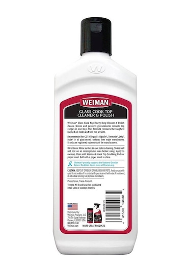 Weiman Cam Setüstü Ocak Temizleyici Ve Cila 425 G