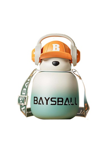 Dolıty Su Şişesi 22 Oz Sevimli Büyük Geniş Ağız Yeşil Yeşil