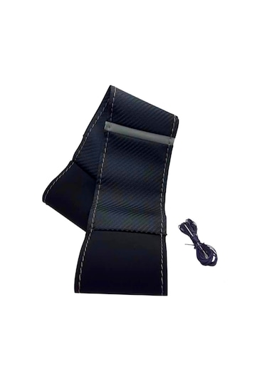 Renault Fluence Alkantra Karbon Yüzüklü Direksiyon Kılıfı