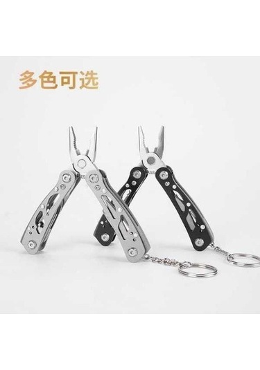 Fastbuy Çok Fonksiyonlu Katlanır Pense Gümüş, Pratik Çelik Tasarım El Yazısı Kitabı İçin Uygun Özellikli