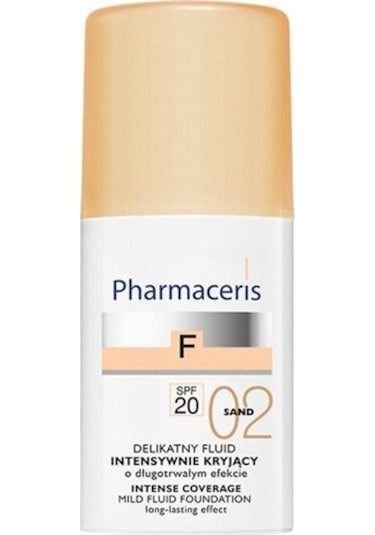 Pharma-Ceris Yumuşak Sıvı Fondöten Spf 20 02 Sand Yoğun Kapatıcı Hacim: 30 ml