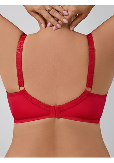 Diorella Fashion Dantel Sütyen Büyük Beden 402356617 Kırmızı