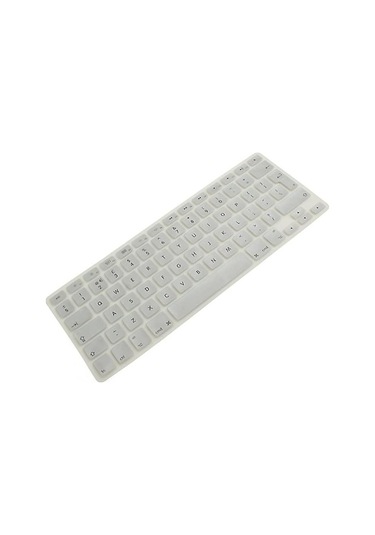 /ea/ Macbook Touch Bar 12 İnç İçin Silikon Klavye Kılıfı Koruyucu Kılıf Gümüş