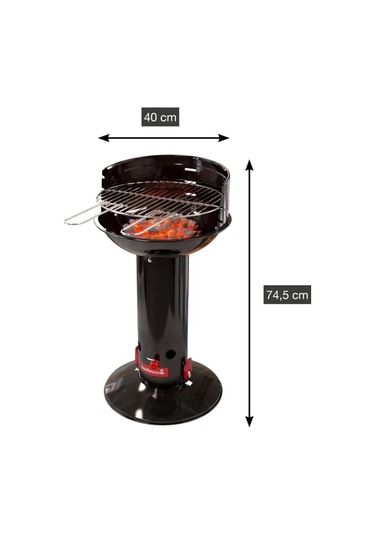 Barbecook Loewy 40 Emaye Kömürlü Barbekü Mangal 40 CM