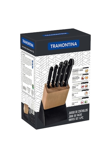Tramontina 23899077 Ultracorte 6 Lı Blok Set Çok Renkli
