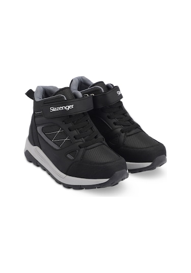 Slazenger KESHA Çocuk Cırt Cırtlı Siyah / Beyaz Bot
