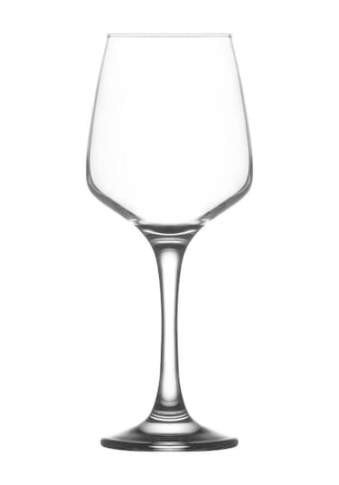 LAV Lal Cam Kırmızı Şarap Kadehi 6'lı 295 ml Ayaklı (Meşrubat Bardağı)