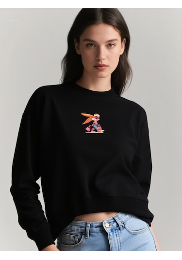 Ogc Bugs & Lola Kombin Sweatshirt Siyah