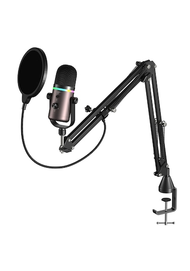 Havit Gamenote Gk63 Pro Rgb Profesyonel Oyuncu Yayıncı Mikrofonu