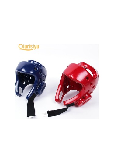 Kırmızı Boks Taekwondo Muay Thai Kask Baş Koruma Koruyucu Eğitim Dişlisi Kırmızı