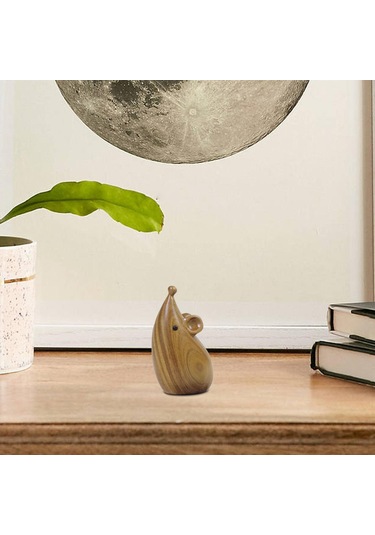 Suntek Magideal Ahşap Hayvan Heykeli Kapalı Ofis Ev Dekor Için