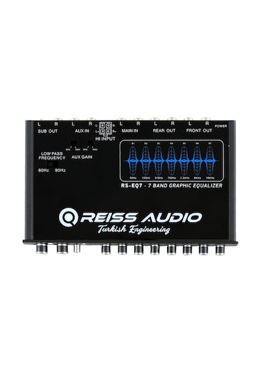 Reiss Audio Eq7-6 Kanal-8v Rca Çıkış-7 Band Equalizer