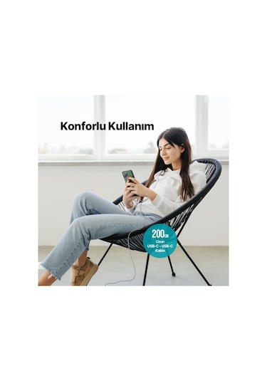 Ttec 2DK51UG 2 M 65W Type C Şarj Kablosu