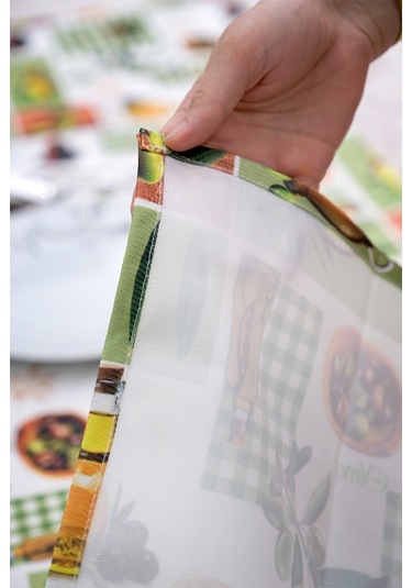 Sufre Sıvı Geçirmez Masa Örtüsü Sofra Bezi Sofra Örtüsü Piknik Örtüsü Zeytin