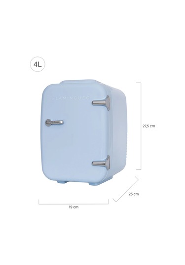 Flamingueo Jon Mini Taşınabilir Kozmetik Buzdolabı 4l