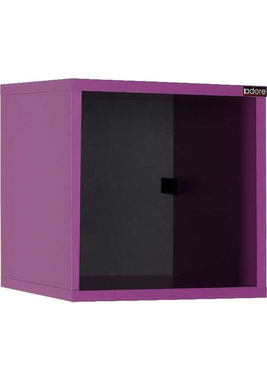 Adoremobilya Rainbow Genç Odası Duvar Raf-Mor