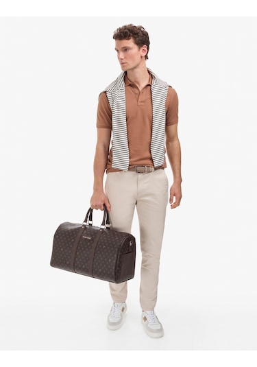 Pierre Cardin Erkek Açık Kahverengi Tişört Basic 50321128-vr002