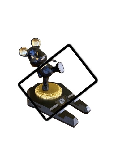 Woody Sofia Ayıcıklı Telefon Ve Tablet Standı Masa Üstü Telefon Ve Tablet Tutucu Aparatı