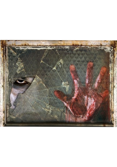 Wezone Halloween Korku Stili 3d Duvar Stickerı - Ev Dekorasyonu İçin Canlandıran, Yenilebilir Pvc Materyal, 5. Model Korku El Ve Hayalet Diğer