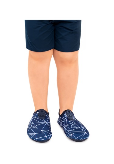 Kiko Kids Prizma Havuz Plaj Erkek Çocuk Deniz Ayakkabısı 7515 Lacivert - Beyaz Lacivert - Beyaz