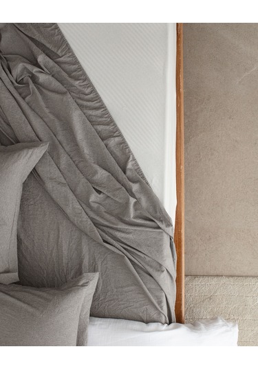 Madame Coco Meleni Tek Kişilik Comforter Set - Kahverengi Toprak