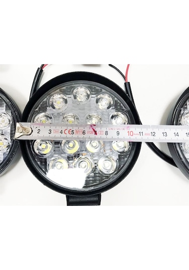 Replax 6 Adet 14 Led Yuvarlak Off Road Sis Farı Sis Lambası Çalışma Lamb