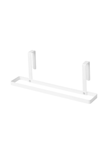 Homyl Mutfak Dolap Kapı Havlusu Tutucu El Çubuğu Depolama Raf Beyaz