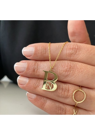 Simurg Jewellery Gümüş Tasarım Harfli Kolye