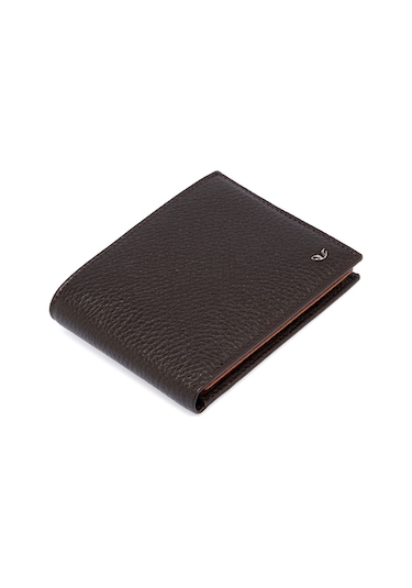 Tergan Kahve-Taba Deri Erkek Cüzdanı 1648T2J