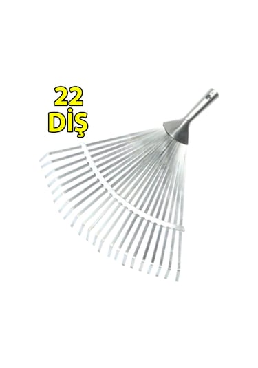 Ayarlanabilir Yaprak Toplama Tırmığı Çim Tırmık 22 Diş N11.58