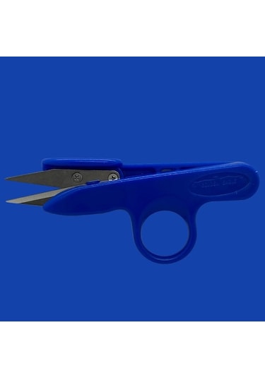 Golden Eagle İplik Temizleme Makası Plastik 12 Adet Mavi