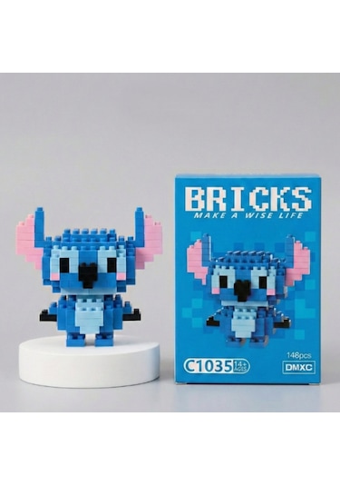 Bricks 3d Puzzle Yapı Blokları Seti - Stitch