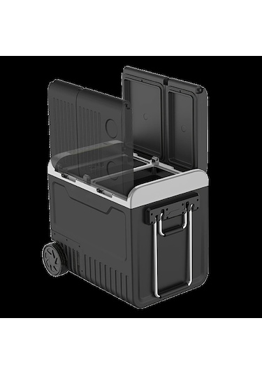 Araç Buzdolabı 45 Litre Çift Bölmeli 12v - 24v Ve 220v İle Çalışabilir