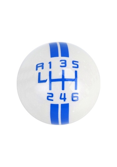 Wondernest Vitesli Vites Topuzu Top Sones Sol-sağ Şekli Reçine Modifiye Mavi Manuel Evrensel Değiştirici Araç 6 Rr Mavi