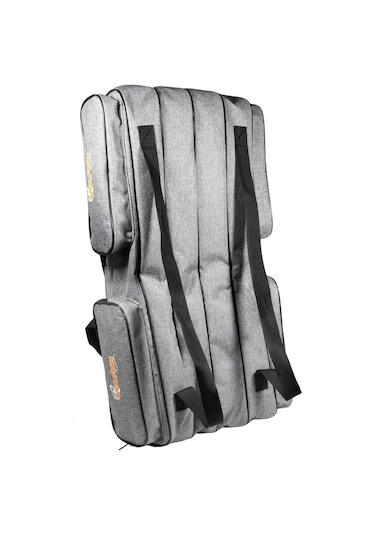 Wolfish 4 Gözlü 150 Cm Olta Çantası Gri 4 Cepli