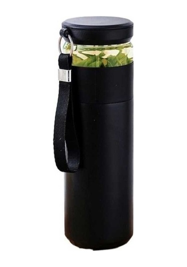 Yingfu Çay Ve Su Ayırma Vakum Bardak - Beyaz/siyah 304 Paslanmaz Çelik Taşınabilir Bardak Erkek Ofis Çay Yapımı Için Beyaz - Siyah