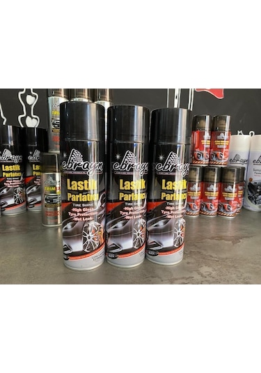 Premium Lastik Parlatıcı Tampon Parlatıcı Koruyucu Aerosol Sprey 500 Ml