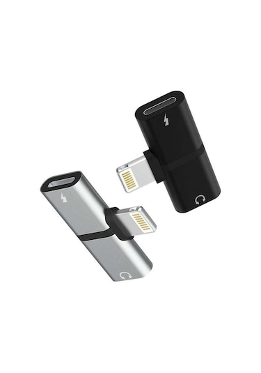 Powermaster Pm-18316 İphone Lightning Şarj Kulaklık Çevirici Adaptör Jack