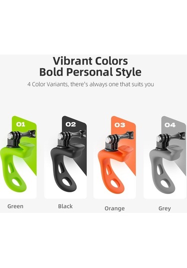 Novahub Telesın Tlq-001 Esnek Kayış, 360 Dönümlü Kamera Tutucu, Siyah/gri/yeşil